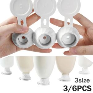 6pcs Bottle Emptying Caps Adapters Transfer Connector 3 Sizes Inverted Caps Flipping Bottle Inverted bottle cap Get Every D
