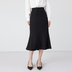 Black A-line & Fish Tail Skirt for Professional Women