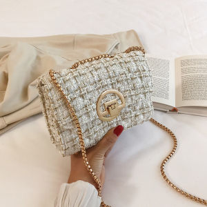 New Woven Tweed Bag Womens Cумка Luxury Designer Handbag High Quality Replicas Brand Y2K Purse for Ladies and Girl Shop