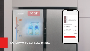 Toshiba 16.2 cu. ft Origin Inverter No Frost Side by Side Refrigerator