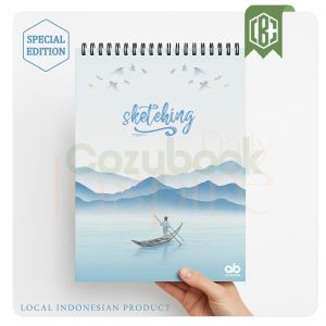 Sketching Sketchbook Wired Jilid spiral Ukuran A4-A5-A6 special Edisi Buku gambar aesthetic