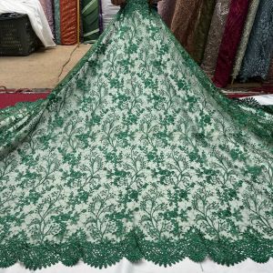 Kain tile bordir kemikel. bahan tile payet prada/ Prada Lace