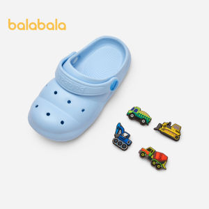 Balabala Childrens Shoes Childrens Slippers Summer 2024 New Home Boys And Girls Comfortable Non Slip Tide Crocs