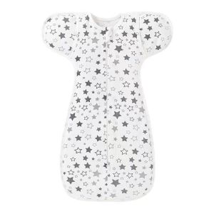 ทารกแรกเกิดทารก Swaddle Tie Anti Startle กระโดดฤดูร้อนผ้าฝ้ายบางนุ่มถุงเปลี่ยนผ้าอ้อม 