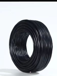 100meters RVV Electric 2 Cores White Black Extension Wire #14 #12 Heavy Duty Power Socket Solid Color Cable