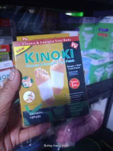 KINOKI CLEANSING DETOX PAD AND KINOKI CLEANSE AND ENERGIZE FOOT PATCH