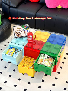 กล่องเก็บของแบบลิ้นชักสุดน่ารักสำหรับห้องนั่งเล่น ชั้นวางเครื่องดื่มข้าง กล่องใส่ของเล่น เครื่องประดับตกแต่งบ้าน สไตล์เรียบง่าย