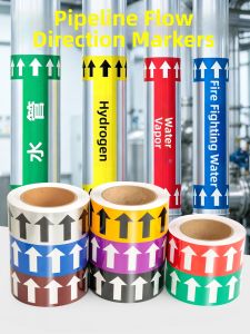 YOUJIANG | Flow Direction Identification Label Tape Water Resistant Weatherproof