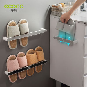 Bathroom slipper rack wall-mounted shoe rack hole-free toilet storage rack wall-mounted shelf