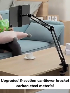 Phone Holder 360° Rotating Flexible Cellphone Holder Adjustable Long Arm Clip Selfie Sticks