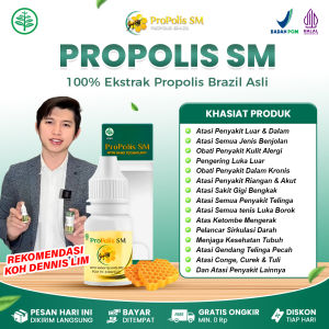 ✔️Distributor Resmi Propolis Sm Brazil Original - Propolis Herbal - Propolis Sm 100% Alami - Obat Tetes Propolis Atasi Segala Macam Penyakit - Obey Herbal