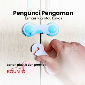 Pelindung Pengunci Pengaman Laci Lemari Furniture Pintu Kulkas Perabotan Rumah Tangga Bayi dan Anak