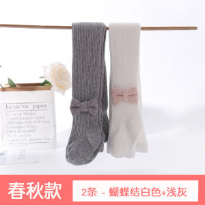 ถุงน่องเต็มตัวสำหรับเด็กฤดูใบไม้ผลิและฤดูใบไม้ร่วงผ้าฝ้ายแท้หนาปานกลางแบบบางสำหรับเด็กและผู้หญิงถุงน่องแบบชิ้นเดียวสำหรับฤดูใบไม้ผลิกางเกงเลกกิ้งสำหรับเด็กสีขาว PP ใหญ่