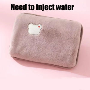 Rechargeable Hot Water Bottle Cute Electric Hand Warmer EU Plug Reusable Hot Compress Bag Heating Pad Hand Pocket Warmer