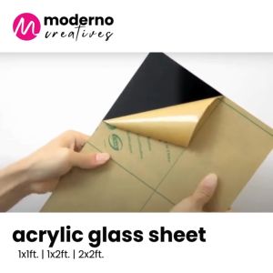 Black Acrylic Sheet 1x1ft | 1x2ft | 2x2ft