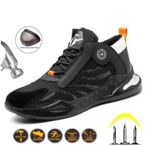 Sepatu Safety Sneakers Ringan Ujung Baja Tahan Tusukan