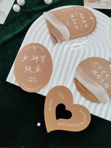 Creative Trendy Goddess Day 38 Greeting Card Baking Dessert Small Tag Womens Holiday Florist Card Personalized Stationery