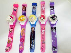 ATW kids digital watch Kumori hello kitty boys girls watch with music lights