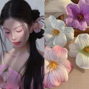 🔥High-end Atmosphere Sense Tulip Hair Clip Simulation Flower Edge Clip Girl Headdress LovelylifeFu👍
