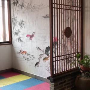 New Chinese Style Wooden Screen Partition