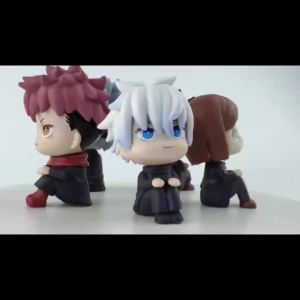Bandai | Jujutsu Kaisen Figure 4 styles 10cm PVC Model  Itadori Yuji Gojo Satori Fushiguro Megumi Kugisaki Kawaii Figure Toy Kid Gift