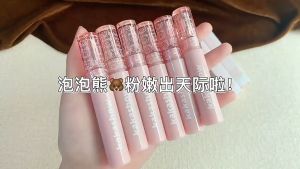 [COD]Water Light Lip Glaze Musim Semi Musim Panas Kaca Doodle Bibir Pelembab Lipstik Putih Kabut Air Embun Bibir -💖Catherine