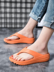 2021 New Women's Thong Slippers Thick Bottom Anti-Slip Beachwear Summer Outdoor Platform Sandals Men's Flip Flops Slip-On Shoes