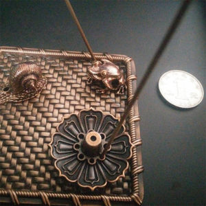 【On Sale】Incense Burner Lotus Incense Stick Holder Buddhism Decoration Censer Stick