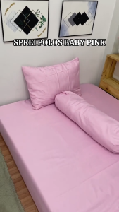 Sprei Polos Oneset Elegant Bahan Katun Premium Microdispers Lembut Size 90x200 - 120x200 Berkualitas
