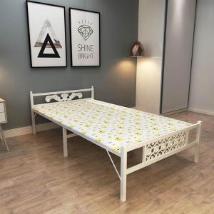 Compact Folding Bed Metal Frame Single