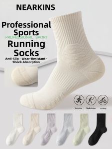 NEARKINS | Cotton Anti-slip Athletic Socks Mid-calf