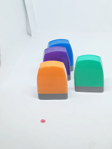 ตรายางหมึกในตัว 1-2 บรรทัด ตรายางชื่อ ตรายางแบบสั่งทำ ตรายางแฟลชแสตมป์ เลือกสีด้ามได้