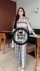 ONE SET KULOT SALUR RESLETING BUSUI LENGAN 7/8 JUMBO