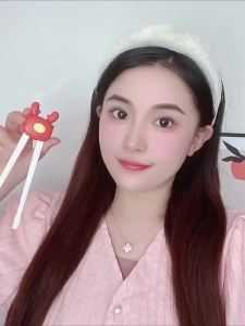 Childrens Chopsticks Tiger Mouth Training Chopsticks Babys Left and Right Hand Learning Chopsticks Children 24 6 Years Old Stage 1 2