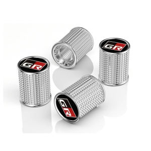 สําหรับ Gr Sport C-Hr Rav4 Avensis Prado Prius อัตโนมัติสําหรับ Gr 4 ชิ้น/เซ็ตรถอลูมิเนียมล้อ Hub วาล์ว Core สีดํา Sliver