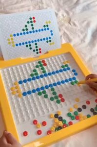 Bảng Vẽ Nam Châm Từ Tính Hấp Thụ Đá Họa Tiết Hoạt Hình Con Vịt Khủng Long Đồ Chơi Giáo Dục Sớm Cho Bé