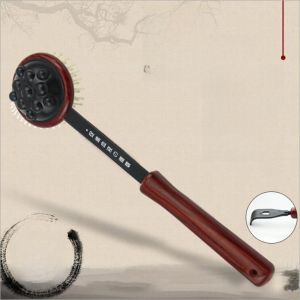 Taiwan Massage Hammer Self-Sufficient Acupoint Knocking Health Care Neck And Back Scratching Tool with Two Kinds of Massage Heads