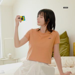 Yuedpao Signature Baby Tee Summer ผ้าหนาทรงสวย ยับยากรีดง่าย เสื้อยืดเปล่า