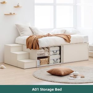 Weimei | Scandinavian Luxury Box Storage Bed