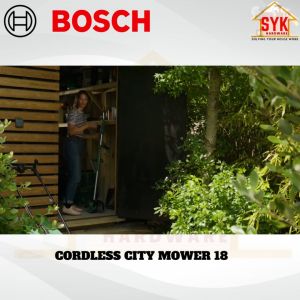 SYK Bosch Cordless City Mower 18 Lawn Mower Battery Machine Gardening Tools Mesin Tolak Potong Rumput 0 600 8B9 A70