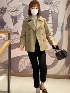 Áo Khoác Trench Elegent Phong Cách Ôm Sô