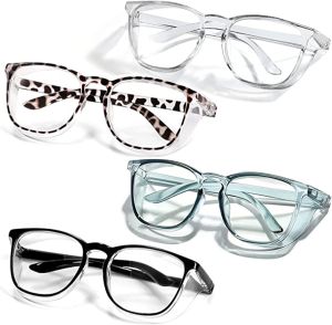 Safety Glasses Goggles for Women Nurses Protective EyewearAnti Fog Safety Goggles Anti Fog + Anti Blue Light