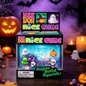 NeeDoh Halloween Themed Sensory Fidget Toy Spider Pumpkin Soft Squishy Decompression Toy Stress Relief Party Holiday Gift