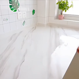 【60CM*3M】Wall Paper Self Adhesive Kitchen Oil Proof Marble Sticker Bathroom Waterproof Wallpaper Kitchen Countertops PVC-COZII
