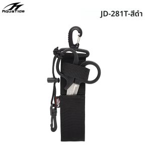 1 ชิ้นดําน้ํากรรไกรกลางแจ้งยุทธวิธีกรรไกรสแตนเลสไทเทเนียมชุบเครื่องมือกู้ภัย