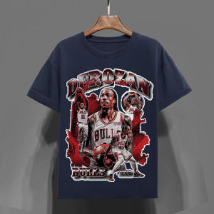 Drozan Print American High Street Basketball Jersey Hip Hop Short Sleeve T-shirt Pure Cotton Mens Summer Loose Plus Size Tops