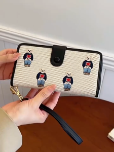 Mr Bear Series Purse PU Leather | Dompet Kulit PU Series Beruang 熊熊系列PU皮革钱包