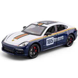 1:24 Scale Panamera Printing Alloy Car Model Diecast Car Sound Light Car Lovers Collection Kids Birthday Gift Metal Boys Toys