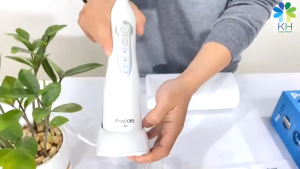 Máy Tăm Nước PROCARE A3 - 3 Chế Độ Phun NướcLoại Bỏ 99% Mảng Bám Trong 3 GiâyLàm Sạch Kẽ Chân RăngBảo Vệ NướuTặng 4 Vòi Phun