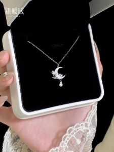 YINNUANNUAN | Luxurious High-end Sterling Silver Necklace 999 Fineness